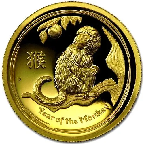 100 долларов 2016, P, год обезьяны [Австралия]