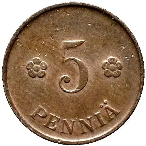 5 пенни 1918 [Финляндия]