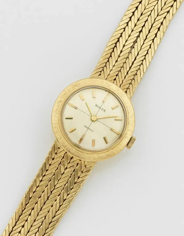 Дамские наручные часы от Rolex "Precision" из 1950-х годов.