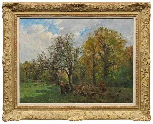 Впечатляющий пейзаж с девушкой: искусство Пьерра-Вальдауза