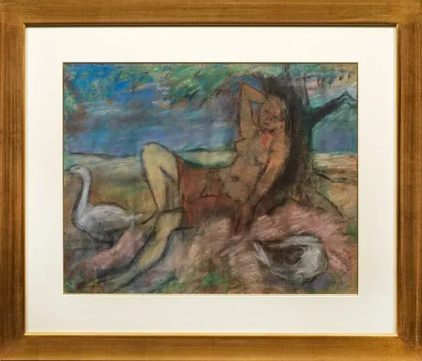 "Гензелисель" - экспрессионистическая работа Котера, вдохновленная мотивом и стилем Отто Мюллера