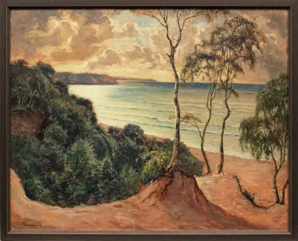 "Импрессионистский вечерний пейзаж Балтийского побережья"