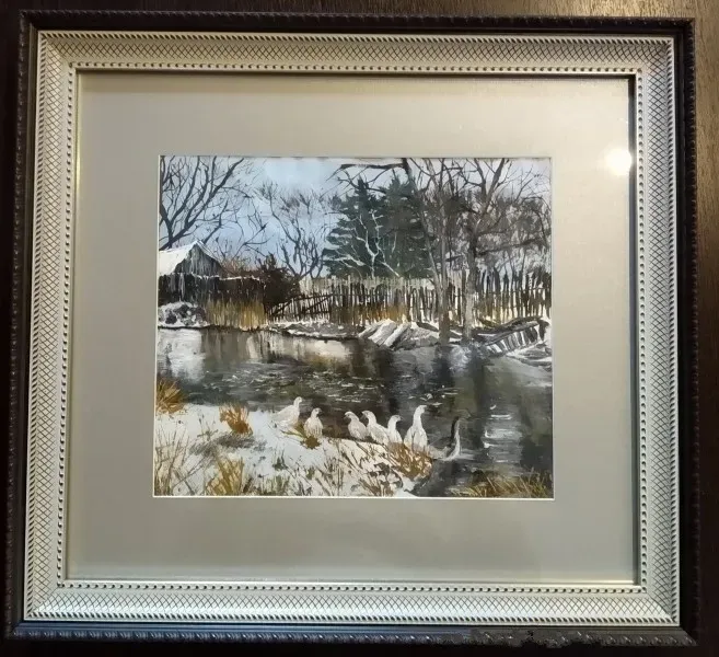 Оттепель Масло , Крафт бумага 