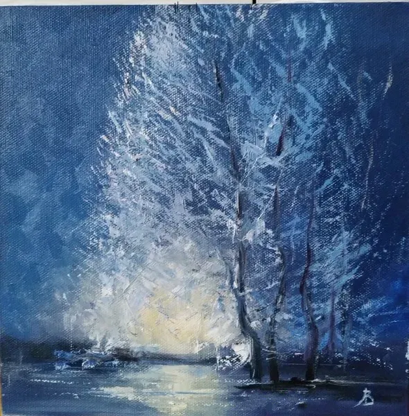 Ночь Масло, холст 